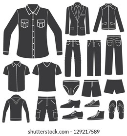 Set of Men's Clothing.