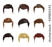 Set of Men's Hairstyles