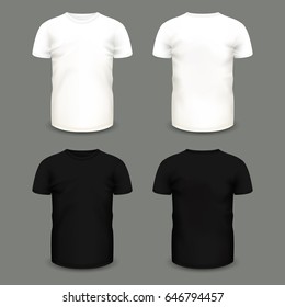 Round Neck T Shirt Mockup High Res Stock Images Shutterstock