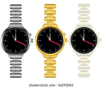 Set of Mens Wrist Watches