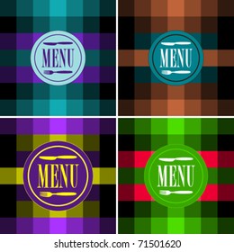 Set of Menu Card Designs