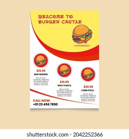 Menü-Restaurant mit Flyer | EPS 