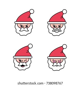 set merry christmas celebration to holiday decoration