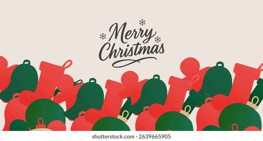 set of Merry Christmas and Happy New Year 2026 greeting card, poster, banner, holiday cover. Xmas template in watercolor style with 2026 design in gold green blue and red colors for ads and promo web