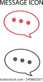 set of message icons suitable for many ui and ux uses vector eps 10	
