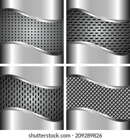 A set of metal background for your design