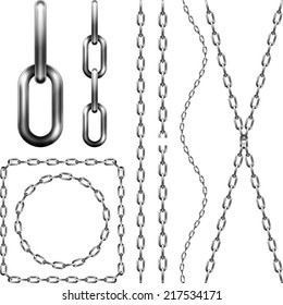 Two Hanging Chains Composition 3627993 Vector Art at Vecteezy