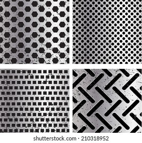Set of metal grid