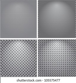 Set metal grids.