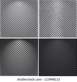 Set metal grids.