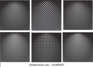 Set metal grids.