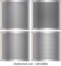 Set metal grids.