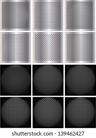 Set metal grids.