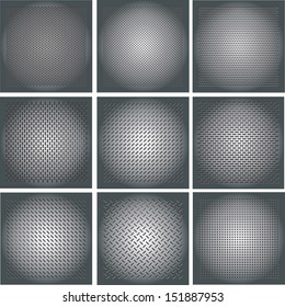 Set metal grids. 