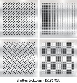 Set metal grids. 
