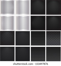 Set metal grids. 