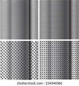 Set metal grids. 