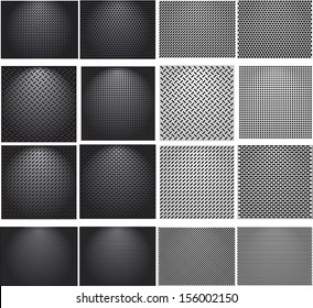 Set metal grids. 