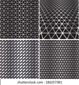 Set metal grids. 