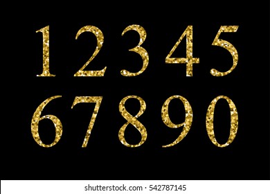 Set of metallic numbers.Vector golden numbers.