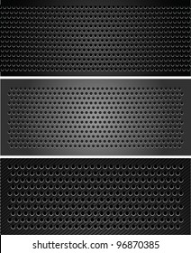 Set metallic perforated sheet