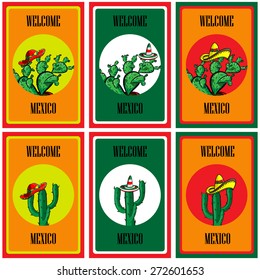 set of Mexican posters