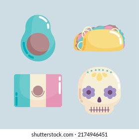 set of mexico include flag