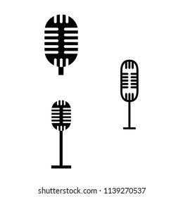 a set of microphone icons