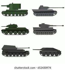 Set of the military enginery
