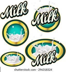 Milk Logo Images, Stock Photos & Vectors | Shutterstock