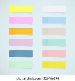 Set: mini sticky notes