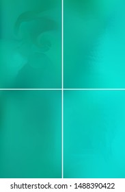 Set minimal blue covers design A4. Background abstract vector patterns. Colorful smooth gradients. Templates for brochures, flyers, presentations, leaflet, magazine