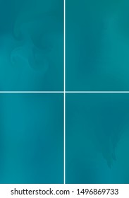 Set minimal blue covers design A4. Background abstract vector patterns. Colorful smooth gradients. Templates for brochures, flyers, presentations, leaflet, magazine