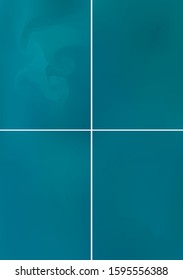 Set minimal blue covers design A4. Background abstract vector patterns. Colorful smooth gradients. Templates for brochures, flyers, presentations, leaflet, magazine