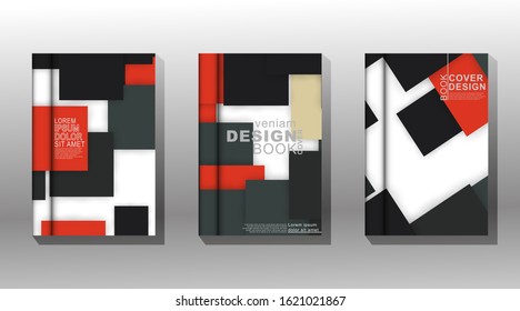 Set minimal cover design. Modern vector template background. New texture for your design.