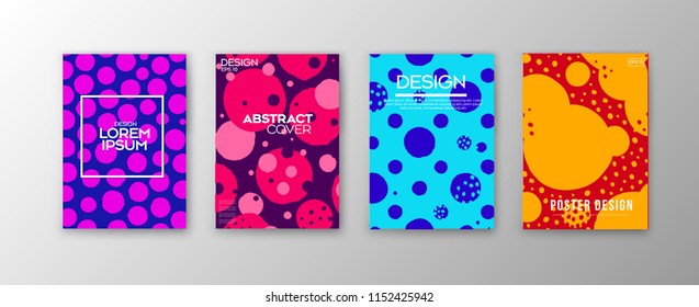 Set of minimal design - Retro ink splatter. Can be use for publishing print and presentation. Watercolor paint splashes pattern, smear fluid stains spots backdrop.
Vector. Eps 10