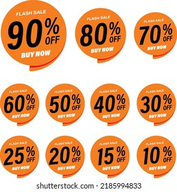 Set of minimal editable square banner templates. Background color varies. Suitable for social media posting and web internet advertising. Vector illustration with extensive marketing