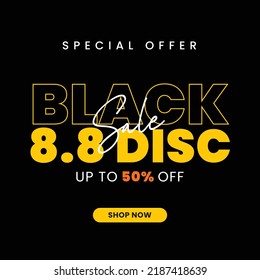 Set of minimal editable square banner templates. Background color varies. Suitable for social media posting and web internet advertising. Vector illustration with extensive marketing