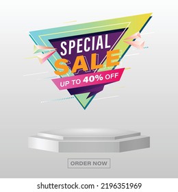 Set of minimal editable square banner templates. Background color varies. Suitable for social media posting and web internet advertising. Vector illustration with extensive marketing