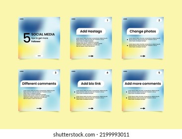 Set of minimal editable square banner templates. Beautiful background with stripes shape. Suitable for social media posting and web internet advertising. Vector illustration with photo college	