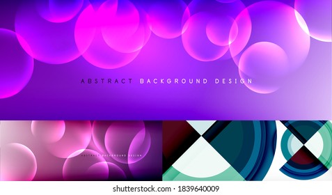 Set of minimal geometric vector backgrounds
