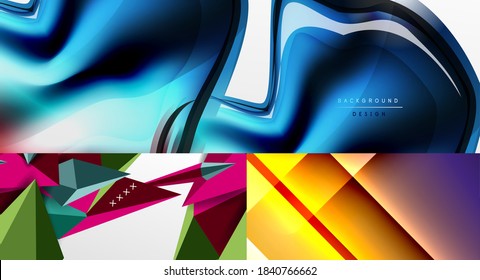 Set of minimal geometric vector backgrounds