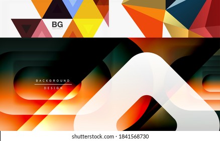 Set of minimal geometric vector backgrounds