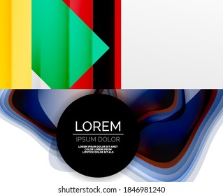 Set of minimal geometric vector backgrounds