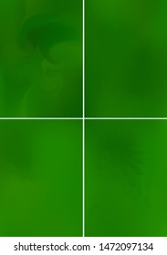 Set minimal green covers design A4. Background abstract vector patterns. Colorful smooth gradients. Templates for brochures, flyers, presentations, leaflet, magazine