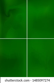Set minimal green covers design A4. Background abstract vector patterns. Colorful smooth gradients. Templates for brochures, flyers, presentations, leaflet, magazine