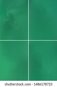 Set minimal green covers design A4. Background abstract vector patterns. Colorful smooth gradients. Templates for brochures, flyers, presentations, leaflet, magazine