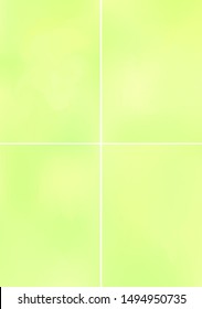 Set minimal green covers design A4. Background abstract vector patterns. Colorful smooth gradients. Templates for brochures, flyers, presentations, leaflet, magazine