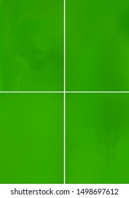 Set minimal green covers design A4. Background abstract vector patterns. Colorful smooth gradients. Templates for brochures, flyers, presentations, leaflet, magazine