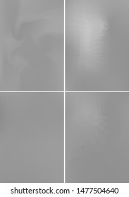 Set minimal grey covers design A4. Background abstract vector patterns. Colorful smooth gradients. Templates for brochures, flyers, presentations, leaflet, magazine